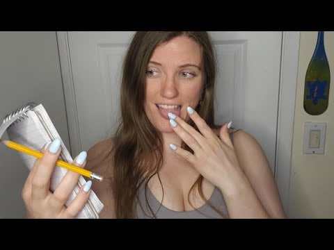 [ASMR] Page Turning, Book Massage, Finger Licking | No Talking