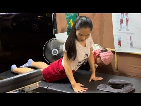 TOK SEN 🔨 LATE NIGHT THAI HAMMER STREET MASSAGE  FOR HEADACHE NECK SHOULDER BACK PAIN