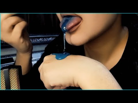 Asmr| Candy spit painting you 🎨