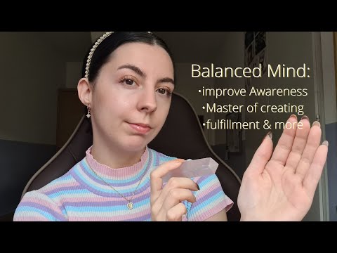 ASMR Reiki for a balanced Mind ｜soft spoken, plucking, energy healing/work, crystal healing