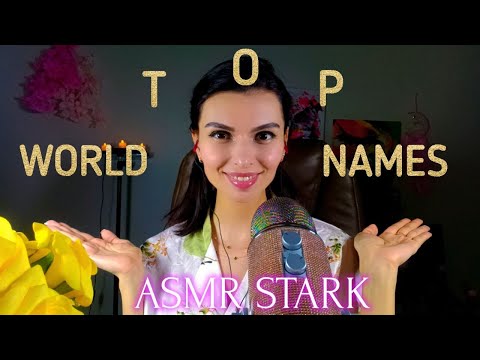 ASMR - whispering top NAMES - SOFT & AGRESSIVE WHISPER