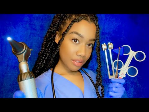 ASMR Detailed Cranial Nerve Exam Role-play 🩺 Medical Exam ASMR 🩺