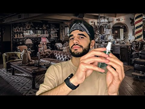 Sleep-Inducing Haircut ASMR Barber. ASMR Relaxing Haircut with Professional Scissors, Spray Bottle
