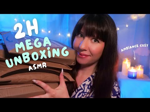 2h d’ASMR doux | Unboxing 📦 & confidences en chuchotement pour dormir 💤