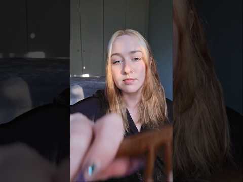 a quick hair comb #asmr