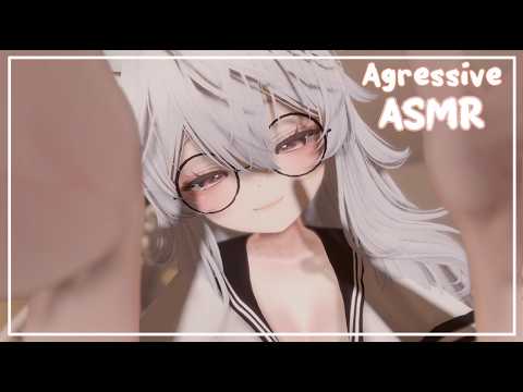 Fast and Aggresive ASMR, but im a peacefull cat... 【ASMR Vrchat】