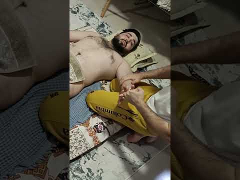 The most relaxing techniques for the chest, arms, and abdomen #satisfying #relaxing #asmr #short