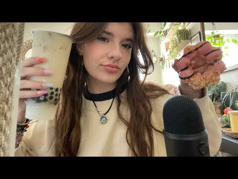 [ASMR] BOBA 🧋 + MOCHI DONUT