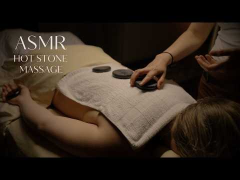 ASMR | Deep Relaxation Heated Stone Massage, Scalp Massage, Hair Brushing [No Talking]