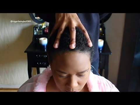 ASMR TWA Deep Head Massage | Blue Magic Grease