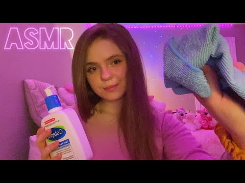 ASMR RELAXING FACIAL SPA ROLEPLAY + LAYERED SOUNDS 😌 ✨