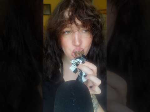 Trying a protein bar ASMR intense mouth sounds #asmr #eatingasmr #mouthsounds