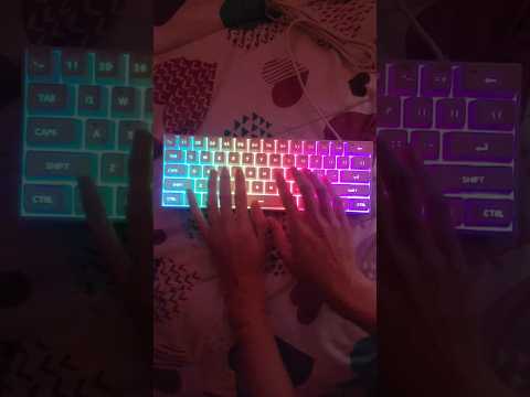 ASMR keyboard fail 😭⌨️🚫!  #asmr #asmrkeyboardsounds