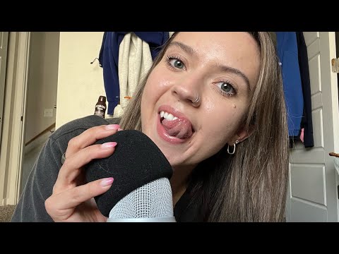 ASMR| Fast/Aggressive Mic Pumping/ Tongue Swirling/ Long Nail Tapping & more!