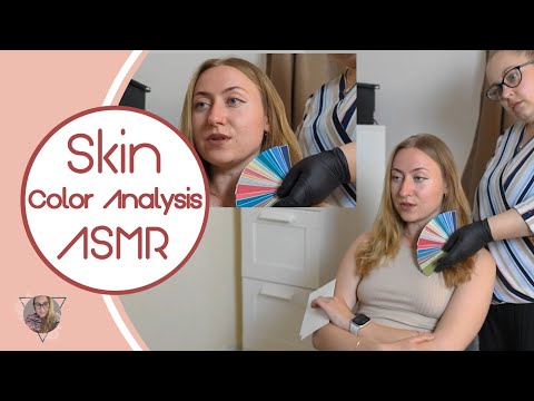 * ASMR * Skin Color Analysis / Real Person / Skin exam / Four Seasons Analysis / Unintentional