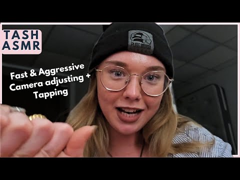 ASMR Fast & Aggressive Camera Adjusting + Tapping (INTENSE LOFI TINGLES)