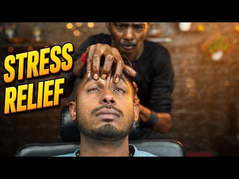 Old School Barber's Intense ASMR Scratching & Tapping Head Massage | Ear Massage for Stress Relief