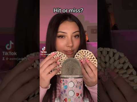 hit or miss? #asmrshorts #asmrtriggers #asmrtapping #asmr #asmrjade