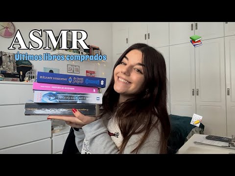 ASMR / Últimos LIBROS que he comprado ( Review + Tapping ) 📖✨