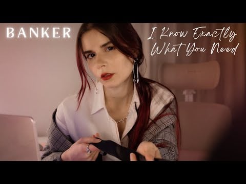 ASMR Roleplay - Your Banker Is Leaning a Little Too Close