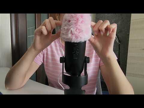 ASMR | +30 min Fluffy mic scratching (No Talking)