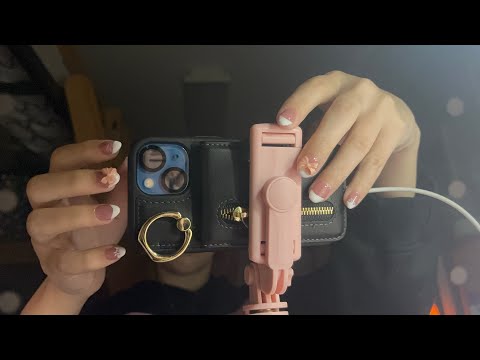 ASMR Camera/Phone Tapping with mirror