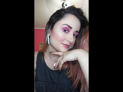 MINI TUTORIAL MAQUIAGEM DO MOMENTO: SOMBRA PINK + DELINEADO BRANCO