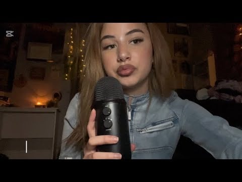 ASMR repeating my intro and hand movements 🤍