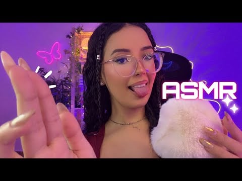 ASMR 👄 MOUTH SOUNDS e CAFUNÉ PARA QUEM PRECISA DORMIR 🌧️| inaudível 