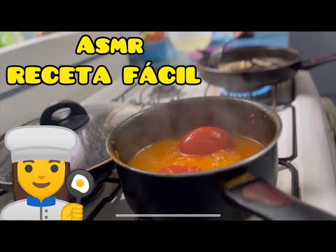 ASMR DE SOPA DE TORTILLA A MI ESTILO VOZ OFF