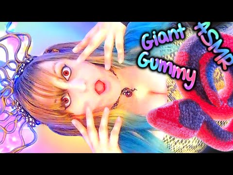 GiANT GUMMY SNAKE!!! 🐍 ASMR!! AHH!! HELP! 🐉🐛 o.0 Medusa RP, Biggest Gummy Snake, Mouth Sounds, Hiss