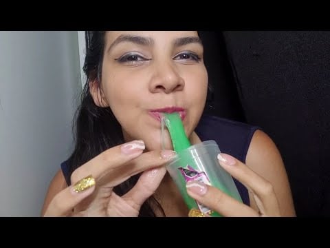ASMR comiendo Slime COMESTIBLE