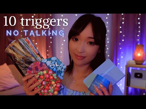 ASMR ☁️ 10 triggers relaxants et satisfaisants (NO TALKING)