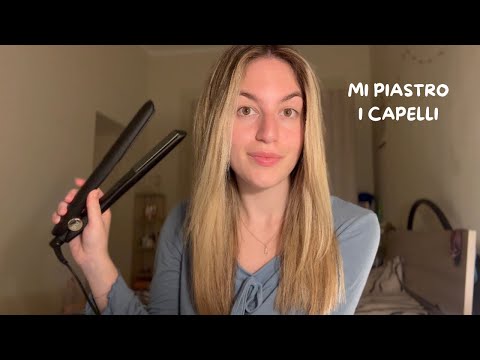CAPELLI LISCI CON LA PIASTRA 💇‍♀️ relax e triggers (lo-fi asmr ita)