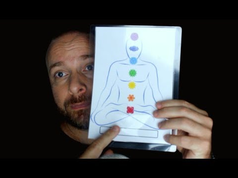 ASMR Alinhamento de Chakras com Autoaplicação de Cristais + Som de Cachoeira Tranquila