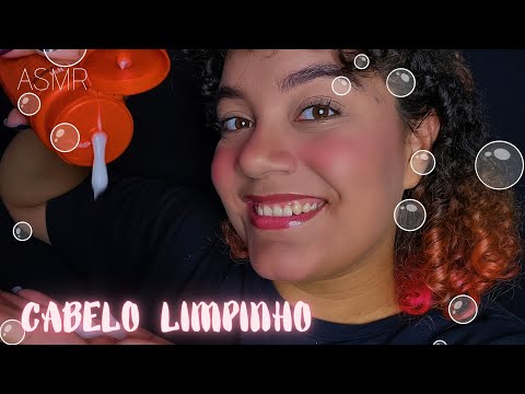 ASMR LAVANDO SEU CABELO 🤩💓