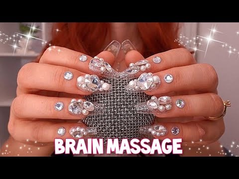 ASMR BRAIN Massage 🌟 Mic Scratching, Tapping, Plastic Wrap over Mic, Crunchy Sounds, Mic Brushing