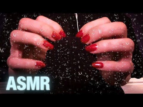 1 HOUR ASMR ✨ Intense Mic Scratching with layered rain sounds ✨ Deep Brain Massage for sleep/study ✨