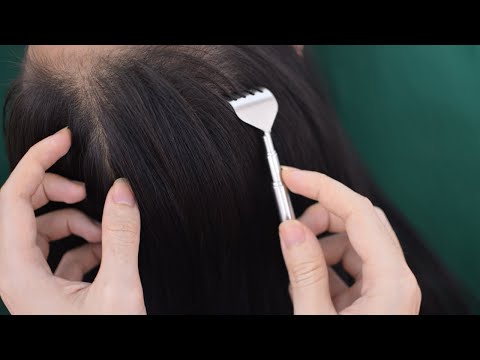 ASMR Head Scratching Aggressive, Head Massage With Tools Relaxing For Relieve Headache