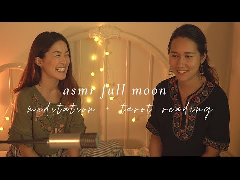 ASMR Full Moon Meditation + Tarot Reading @semideasmr