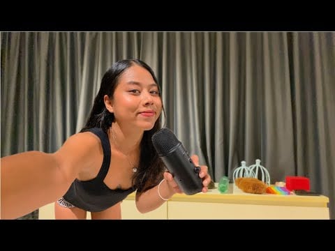 Lofi ASMR for sleep 😴💤- My boyfriend working room Tour 