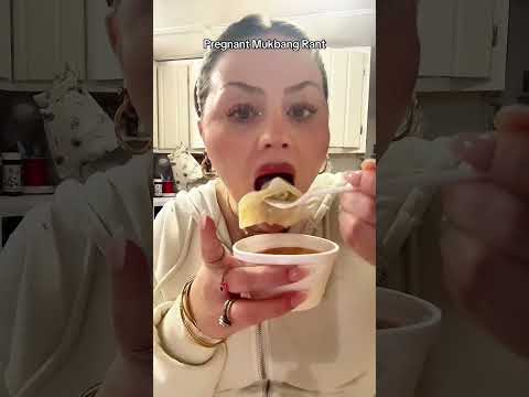 So Tired Of People Telling Me What To Do It’s MY Body #pregnant #mukbang #eat #food #rant
