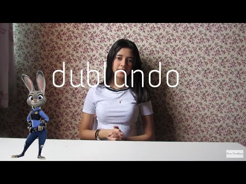 dublando personagem do filme zootopia (Carolina Ramos)