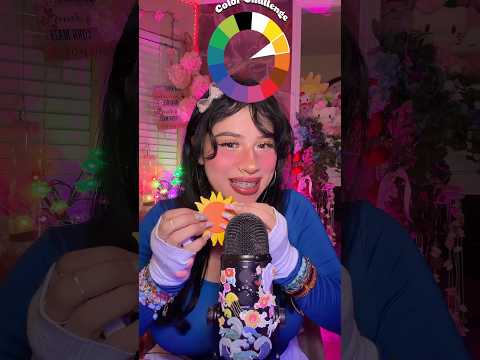 Color Themed ASMR Challenge Pt.8 #asmrtingles #asmrvisuals #asmr #shorts