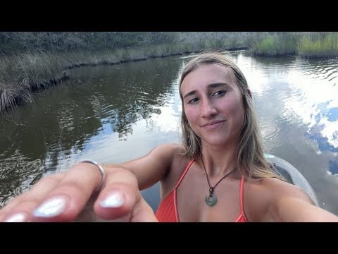 ASMR exploring creeks 𓆝.°•