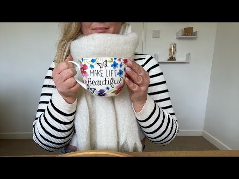 ASMR mouth sounds Drinking sippin gulping slurping tea ☕️