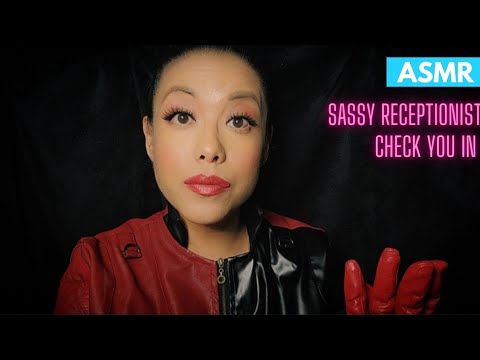 ASMR| Sassy Dental Receptionist Checks You In Soft Spoken