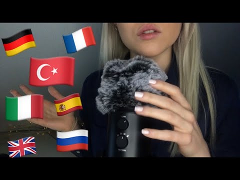 ASMR - Saying ,,Sleep“ in different languages