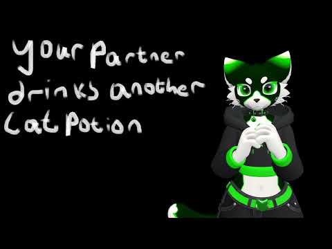 [Furry ASMR] Your partner drinks another cat potion! [m4a] [Part 2] [Purrs, nyas, ear licks]