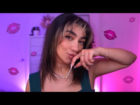 ASMR • Sleepy Finger Kisses (i love you whispers)